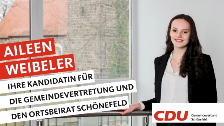 Ihre Kandidaten stellen sich vor: Heute Aileen Weibeler Ihre Kandidaten stellen sich vor: Heute Aileen Weibeler