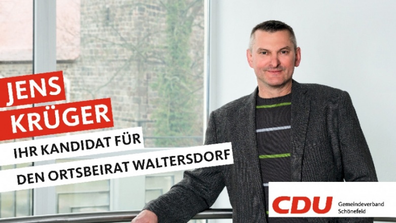 Ihre Kandidaten stellen sich vor: Heute Jens Krüger